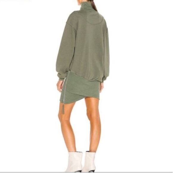 Young Fabulous & Broke Tie Dye Asymmetrical Turtleneck Dress - Picture 6 of 7